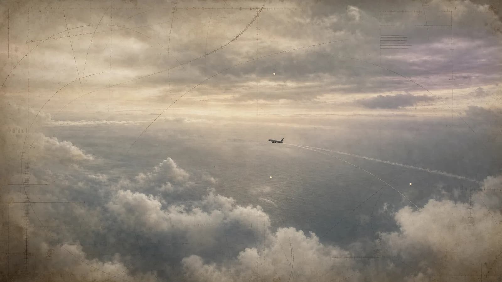 Editorial artwork for MH370 & the Orb Videos